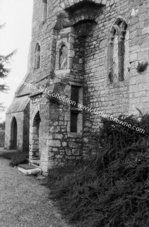 ST. DUNLOUGH'S BASE OF TOWER WITH DOORWAYS